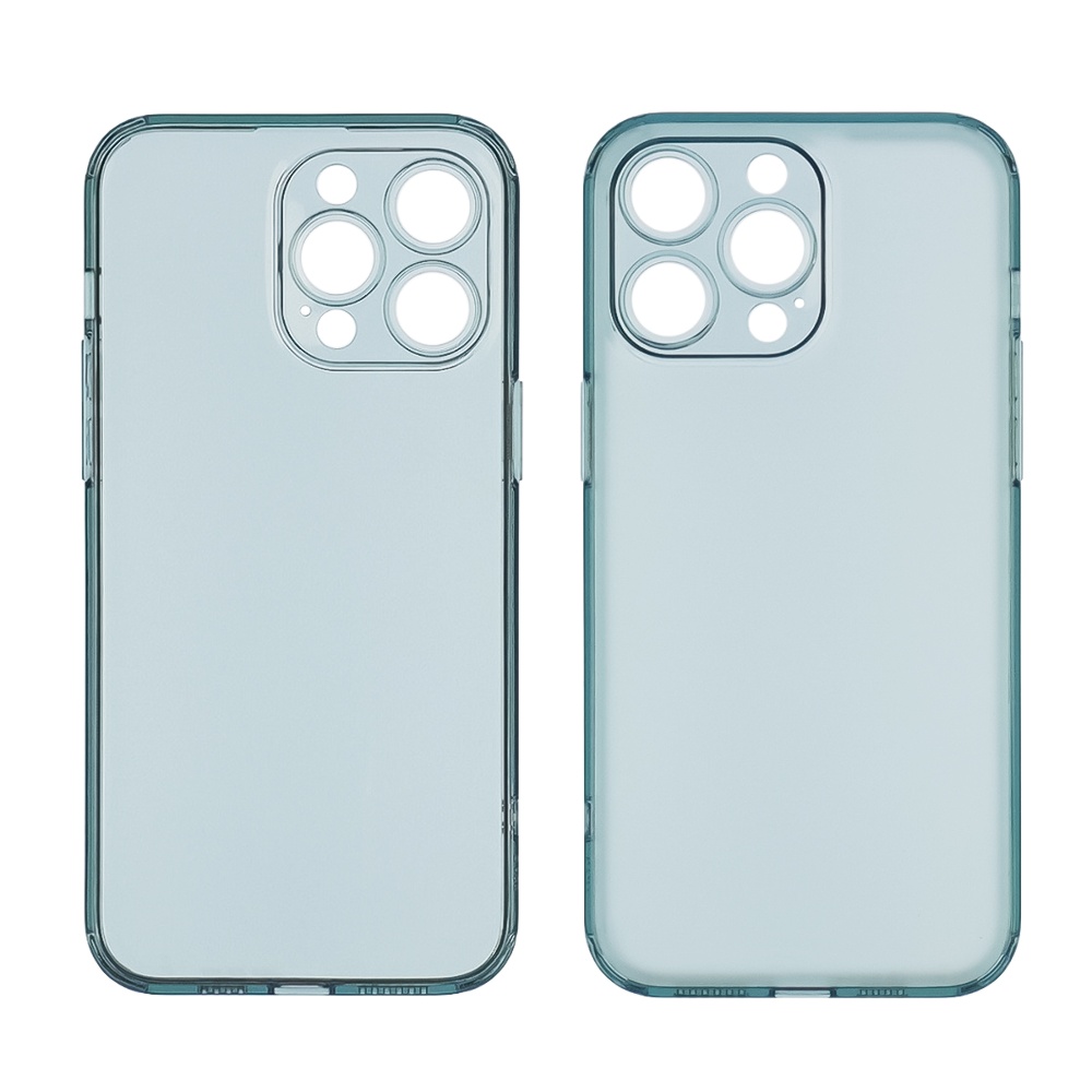 Чехол Matt Protective для Apple iPhone 15 Pro синий Люкс