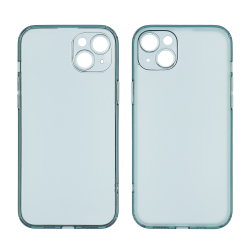 Чехол Matt Protective для Apple iPhone 15 синий Люкс