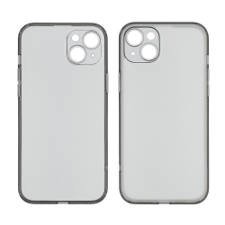 Чехол Matt Protective для Apple iPhone 15 черный Люкс