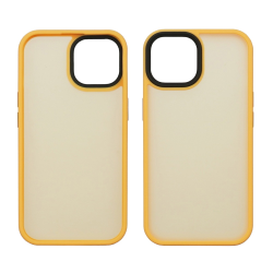 Чехол Colorful Matte Case для Apple iPhone 15 Plus оранжевый Люкс