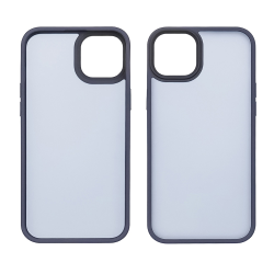 Чехол Colorful Matte Case для Apple iPhone 15 Plus темно-синий Люкс