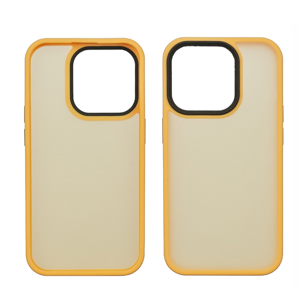 Чехол Colorful Matte Case для Apple iPhone 15 Pro Max оранжевый Люкс