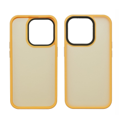 Чехол Colorful Matte Case для Apple iPhone 15 Pro Max оранжевый Люкс