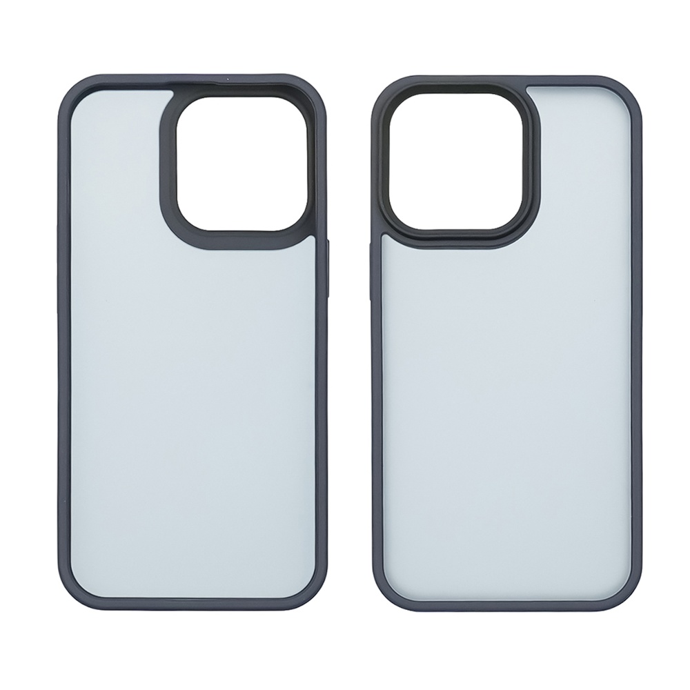 Чехол Colorful Matte Case для Apple iPhone 15 Pro Max темно-синий Люкс