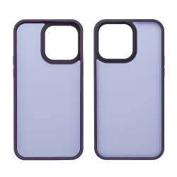 Чехол Colorful Matte Case для Apple iPhone 15 Pro Max темно-фиолетовый Люкс