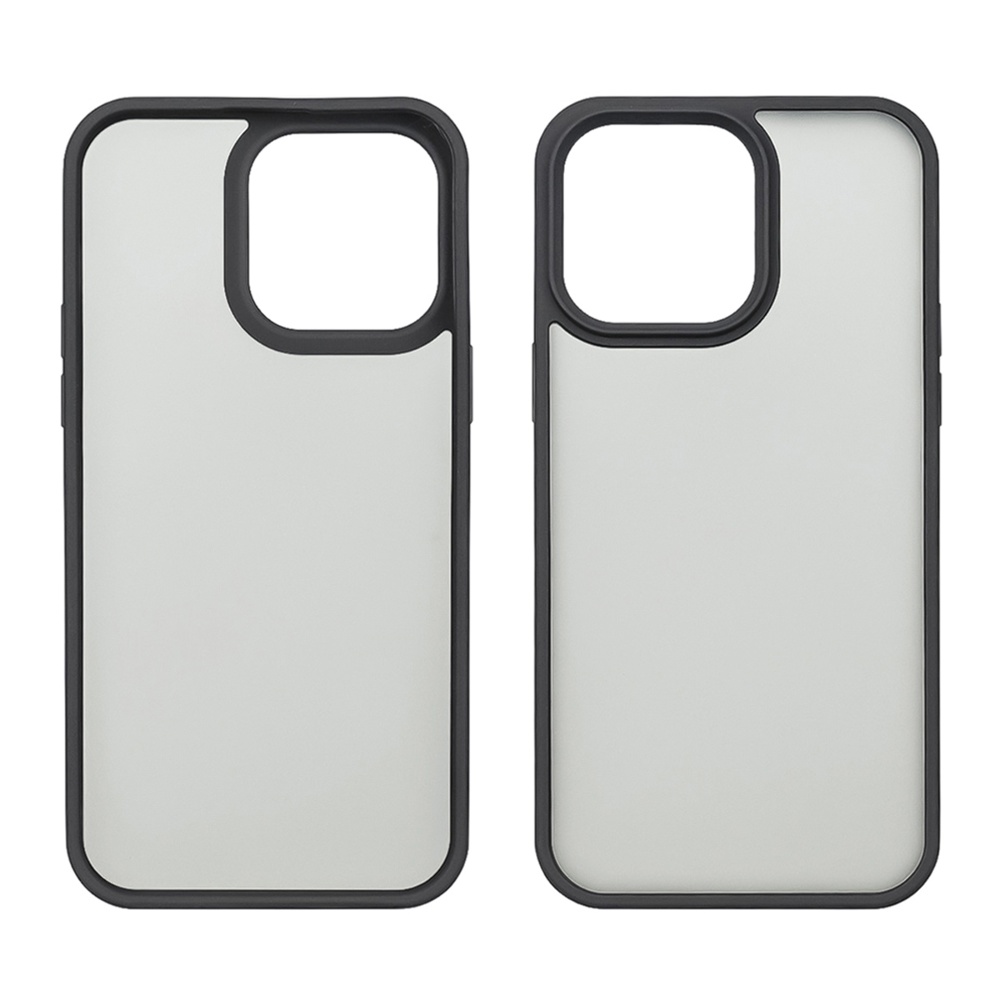 Чехол Colorful Matte Case для Apple iPhone 15 Pro Max черный Люкс