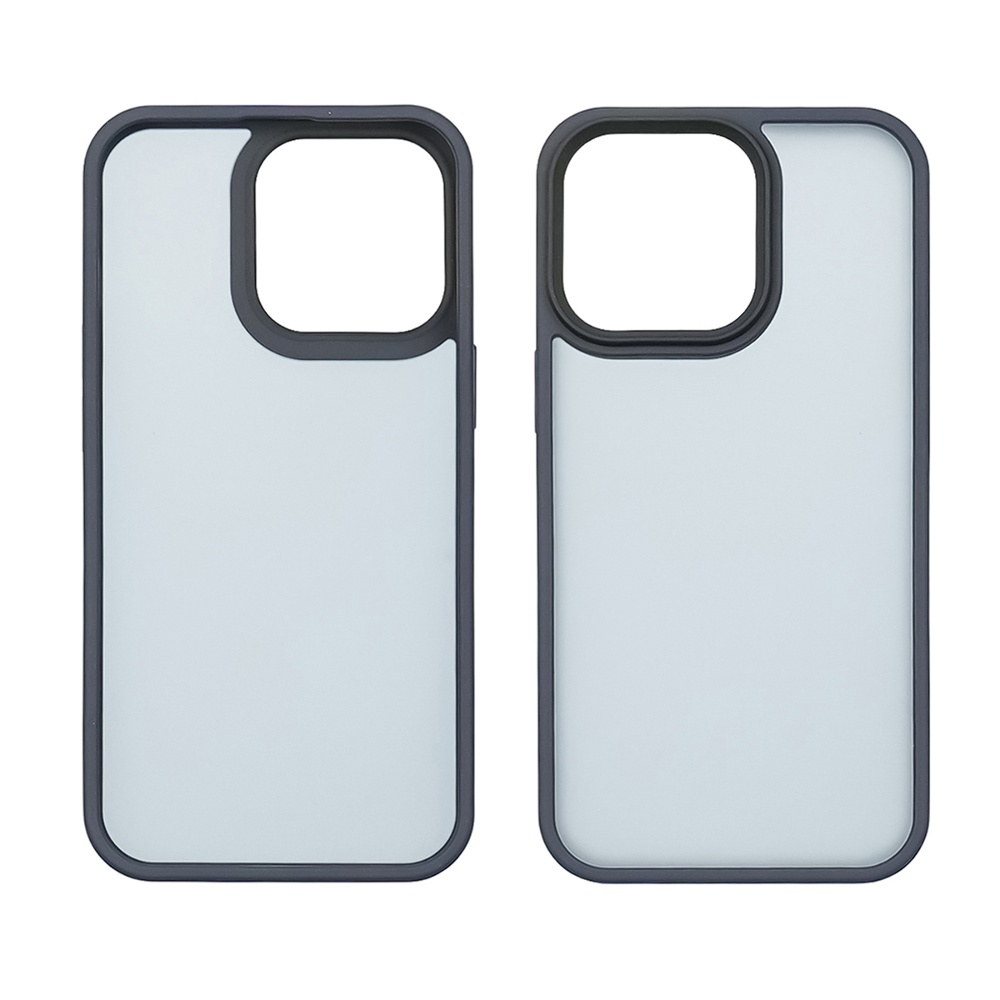 Чехол Colorful Matte Case для Apple iPhone 15 Pro темно-синий Люкс