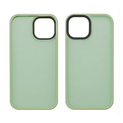 Чехол Colorful Matte Case для Apple iPhone 15 светло-зеленый Люкс