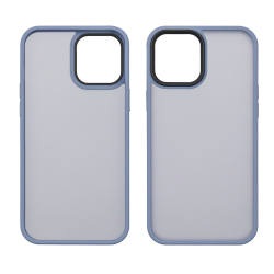 Чехол Colorful Matte Case для Apple iPhone 15 синий Люкс