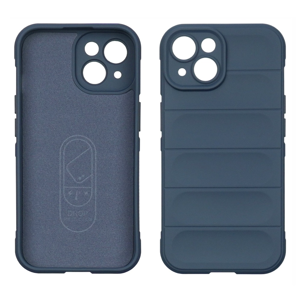 Чехол Shockproof Protective для Apple iPhone 15 темно-синий