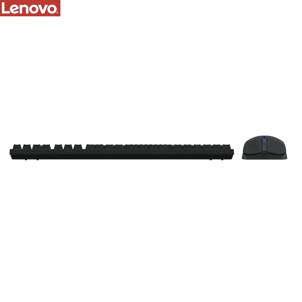 Комплект клавиатура и мышь Lenovo KM101 (ENG/ РУС) черный