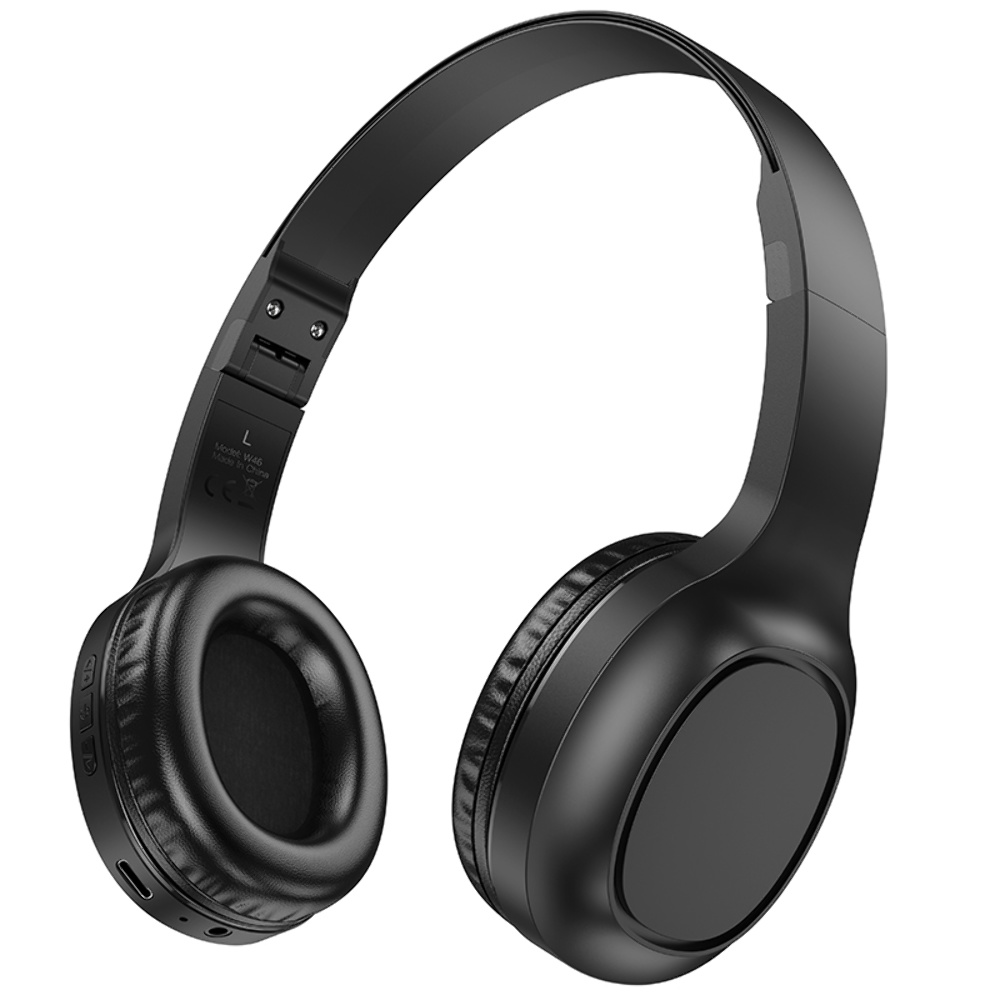 Беспроводные наушники Hoco W46 накладные black