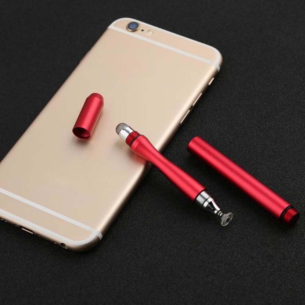 Стилус ёмкостный, высокоточный, Jot Pro , двусторонний, с изгибом, металлический, красный