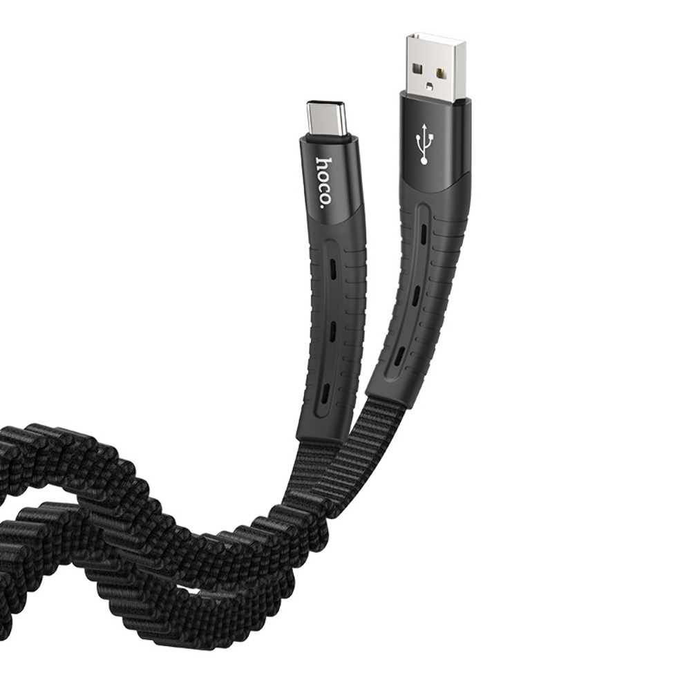 Кабель Hoco U78 USB to Type-C 1.2m black