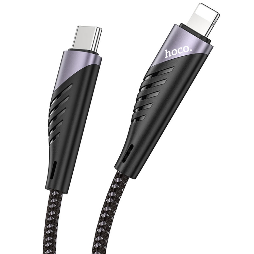 Кабель Hoco U95 Type-C to Lightning PD 1.2m black