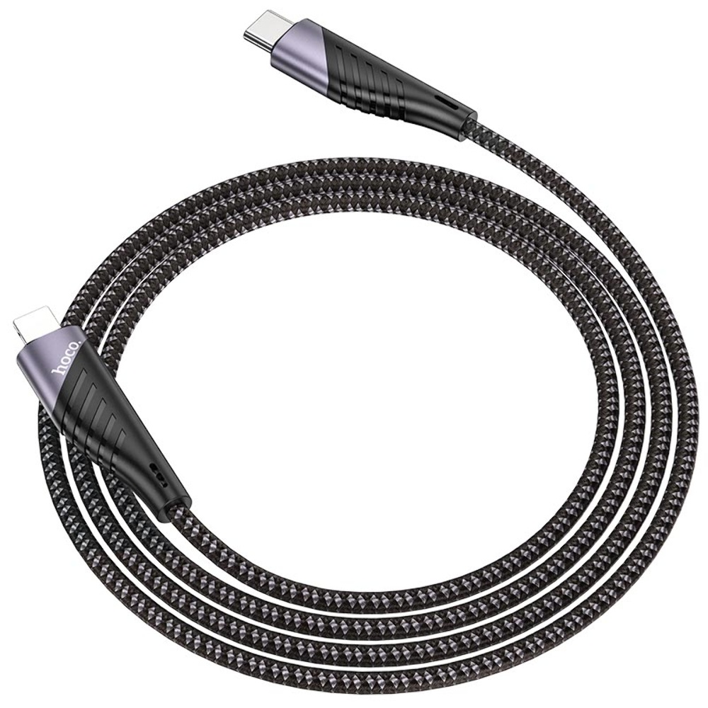 Кабель Hoco U95 Type-C to Lightning PD 1.2m black