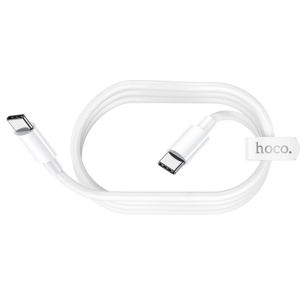 Кабель Hoco X51 Type-C to Type-C PD 100W 1m white