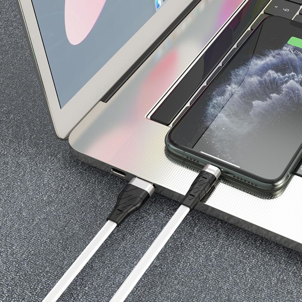 Кабель Hoco X53 USB to Lightning 1m white