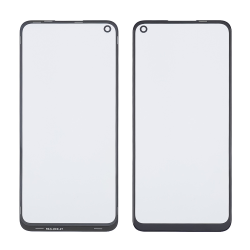 Стекло тачскрина с OCA плёнкой для Realme 8i/ 9i/ 9 Pro чёрное с олеофобным покрытием, закалённое
