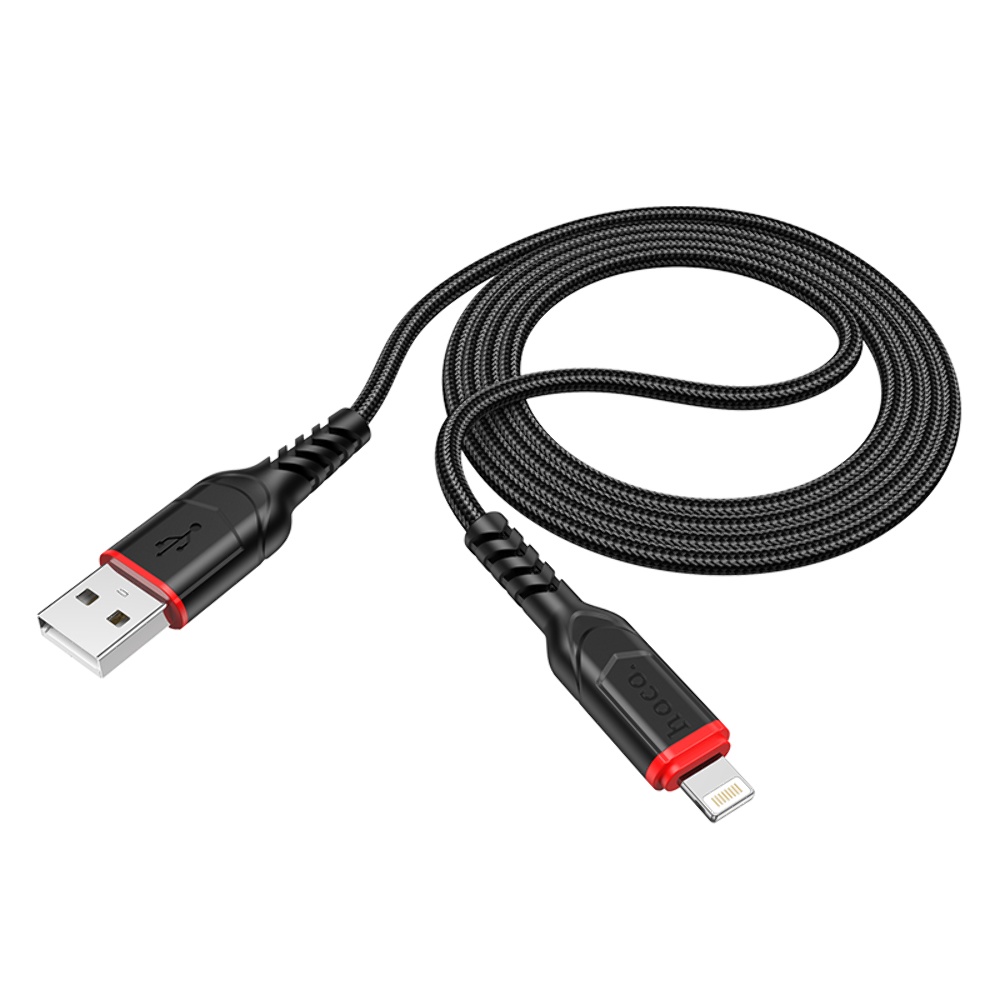 Кабель Hoco X59 USB to Lightning 1m black