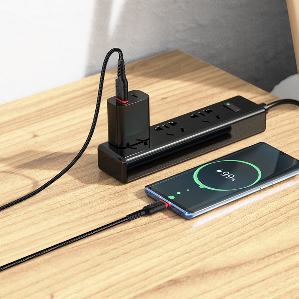 Кабель Hoco X59 USB to Type-C 1m black