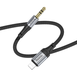 AUX кабель Hoco UPA26 Lightning to Jack 3.5 1m черный