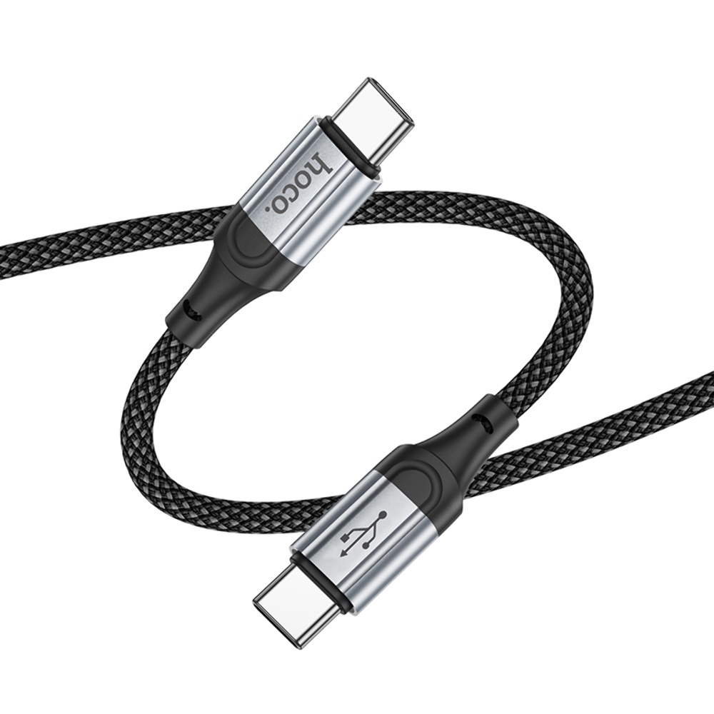 Кабель Hoco X102 Type-C to Type-C PD 60W 1m black