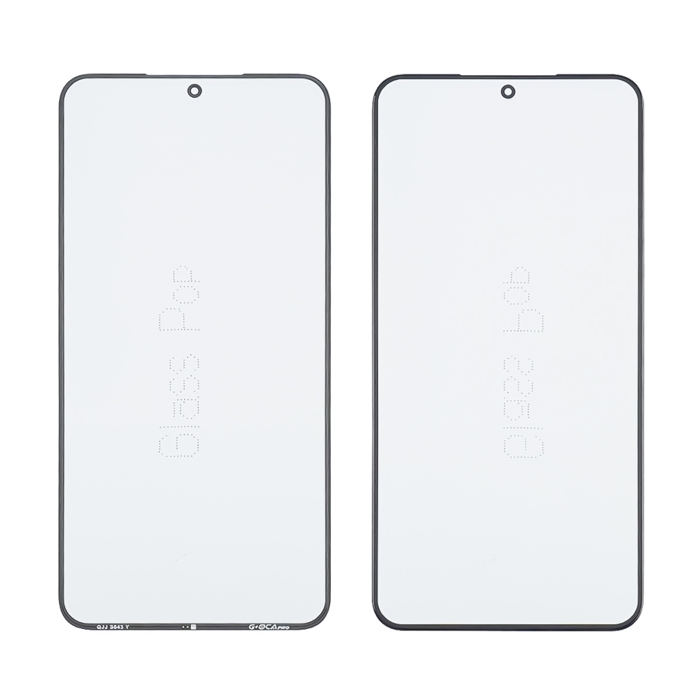 Стекло тачскрина с OCA плёнкой для Samsung S901 Galaxy S22 чёрное с олеофобным покрытием, закалённое G+OCA Pro