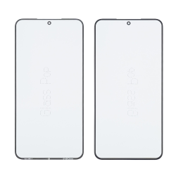Стекло тачскрина с OCA плёнкой для Samsung S901 Galaxy S22 чёрное с олеофобным покрытием, закалённое G+OCA Pro