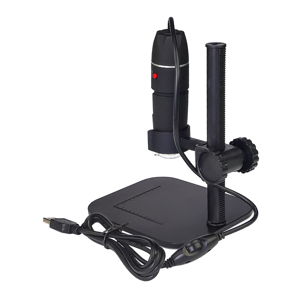 Цифровой микроскоп MicroView 500x + stand, с регулируемой подставкой, оптическое увеличение до 500X
