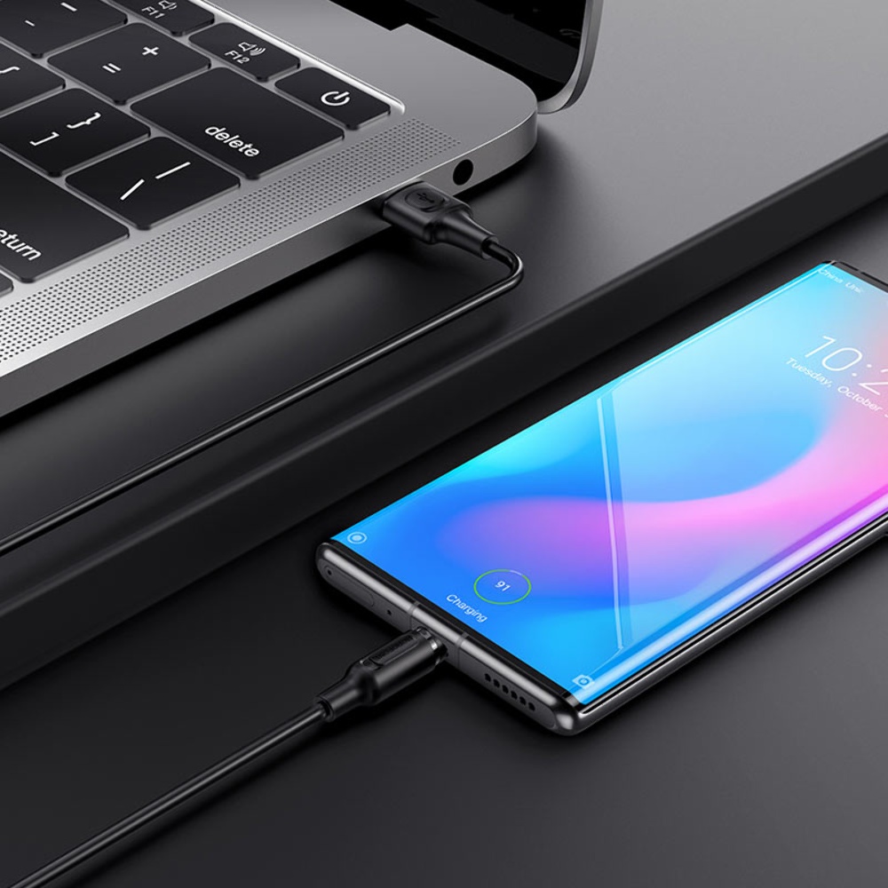 Кабель Borofone BX41 магнитный USB to Type-C 1m black