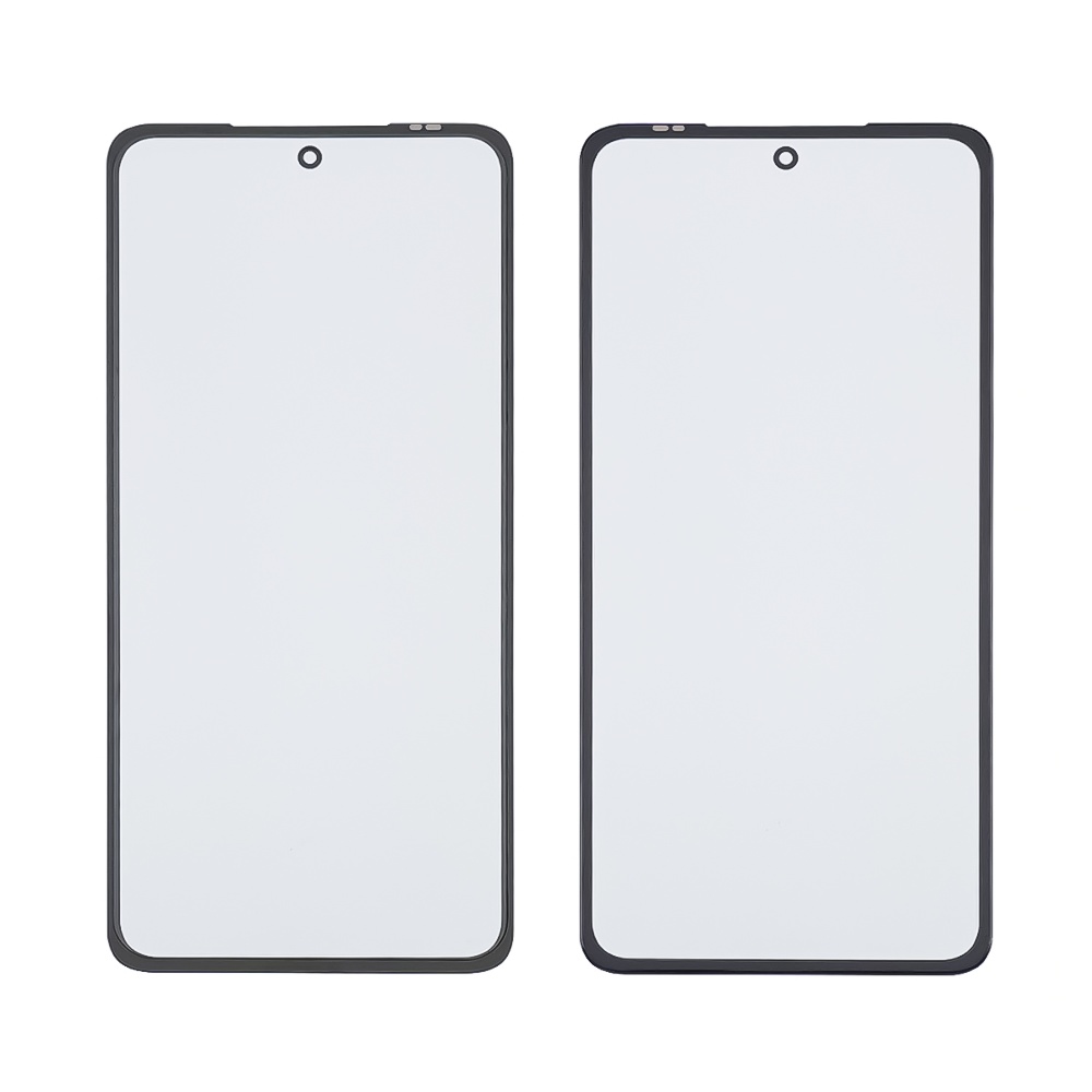 Стекло тачскрина с OCA плёнкой для TECNO Spark 10 Pro (KI7) чёрное с олеофобным покрытием, закалённое