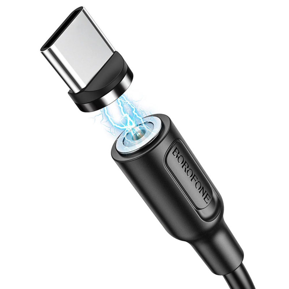 Кабель Borofone BX41 магнитный USB to Type-C 1m black