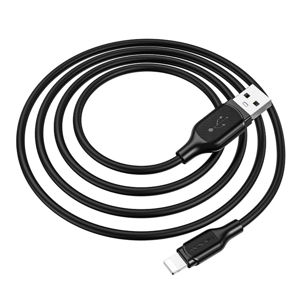 Кабель Borofone BX42 USB to Lightning 1m black