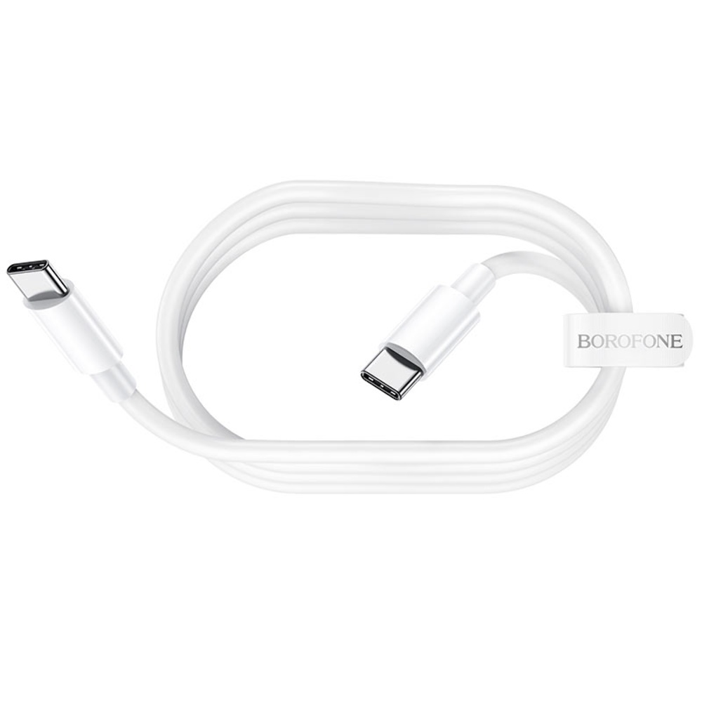 Кабель Borofone BX44 Type-C to Type-C PD 100W 1m white