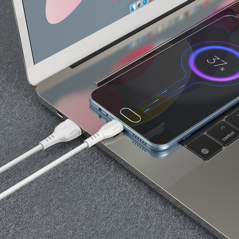 Кабель Borofone BX51 USB to MicroUSB 1m white