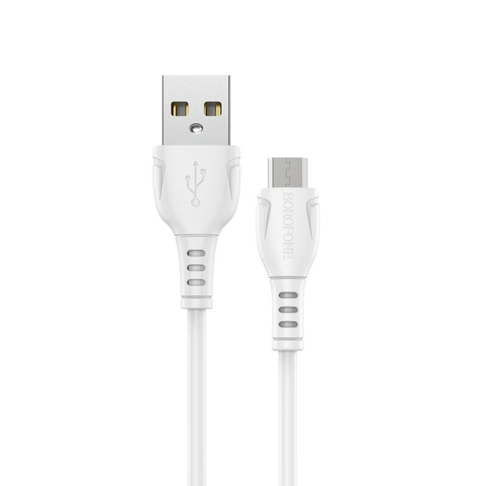 Кабель Borofone BX51 USB to MicroUSB 1m white