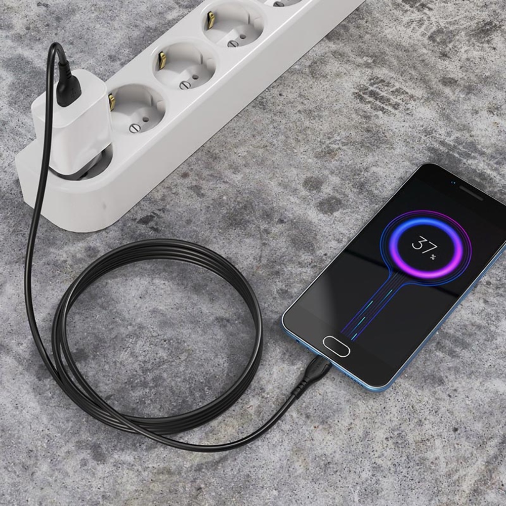 Кабель Borofone BX51 USB to MicroUSB 1m black