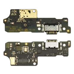 Разъём зарядки для Xiaomi Redmi 10C на плате с микрофоном и компонентами Original