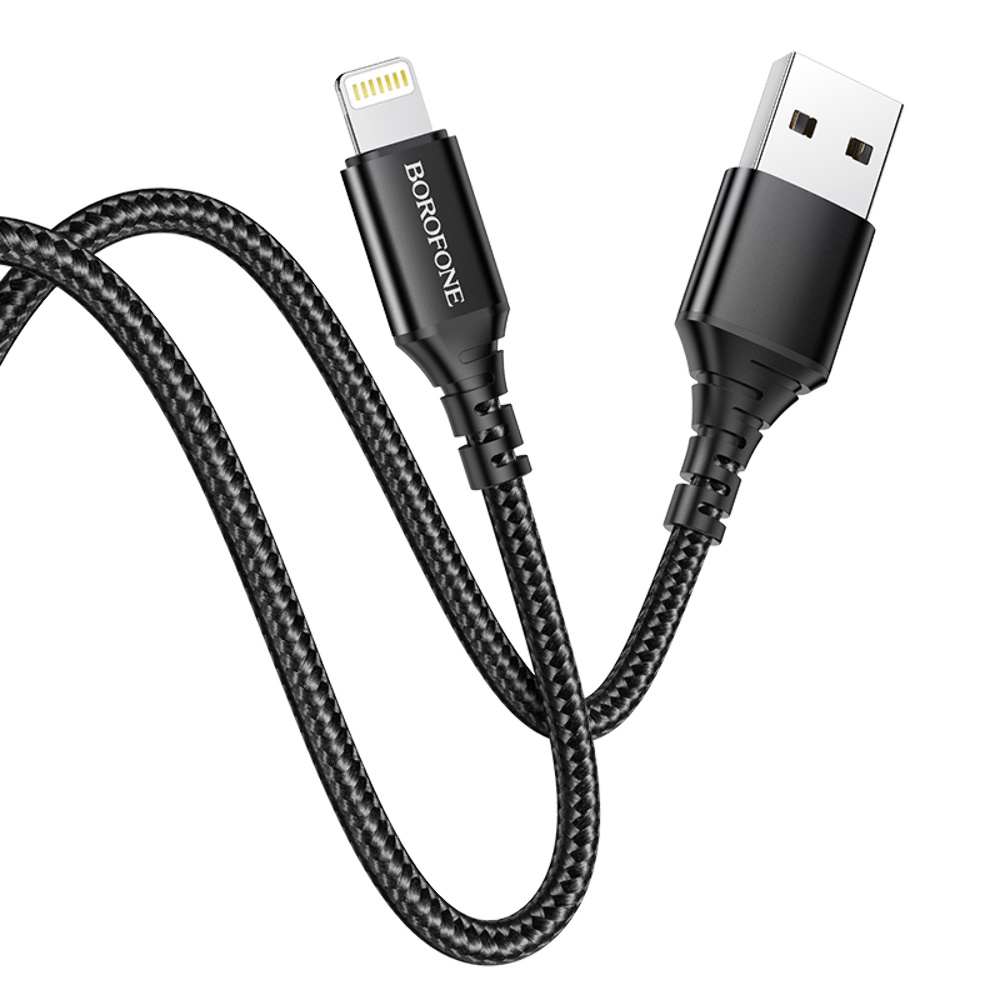 Кабель Borofone BX54 USB to Lightning 1m black