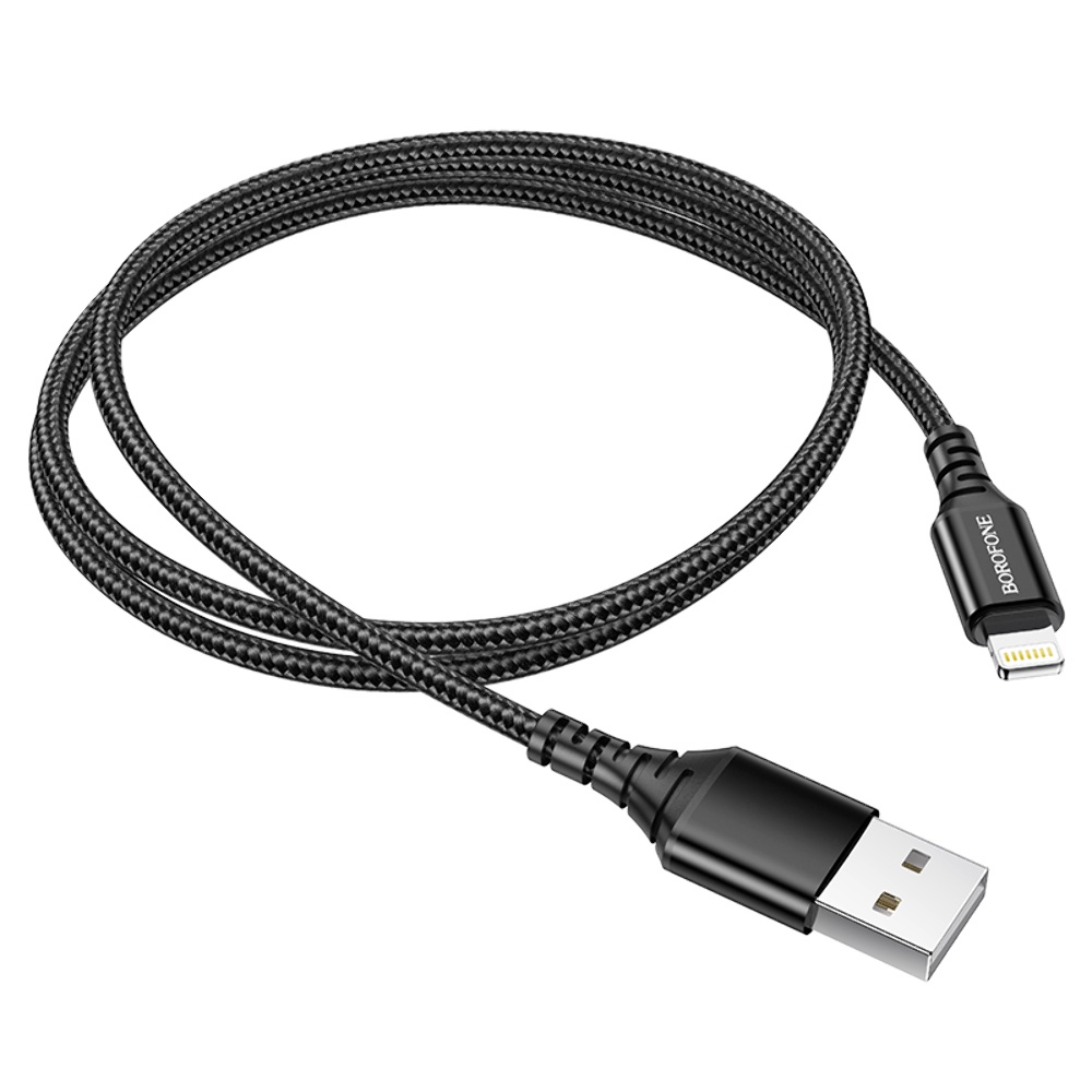 Кабель Borofone BX54 USB to Lightning 1m black