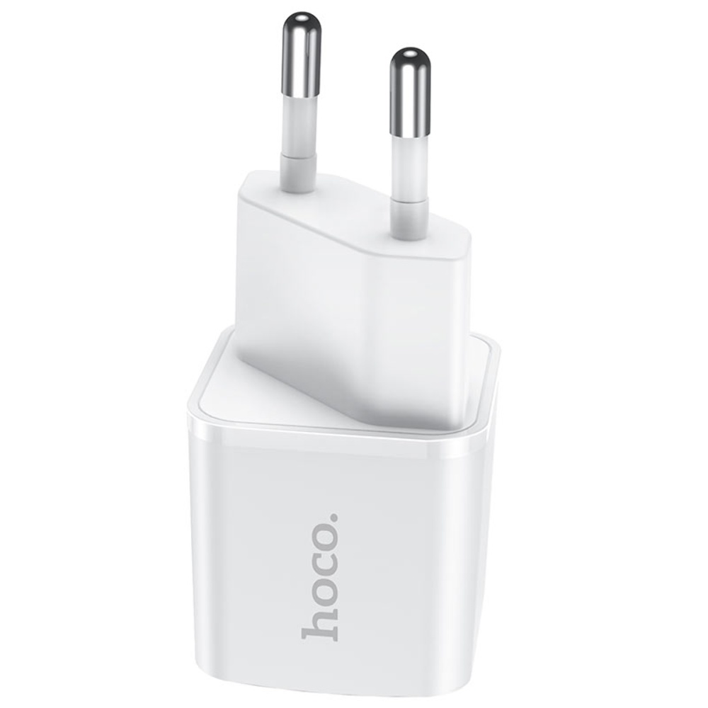 Сетевое зарядное устройство Hoco N10 Type-C PD 20W белое
