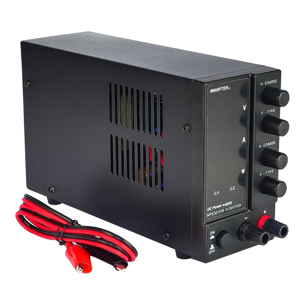 Блок питания лабораторный Wanptek NPS3010W, 30V 10A, импульсный, с цифровой индикацией (V/A/W)