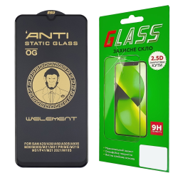 Защитное стекло для Samsung A305/A307/A505/A407 A30/A50/A30s/A40s (0.3 мм, 5D чёрное) ТОП