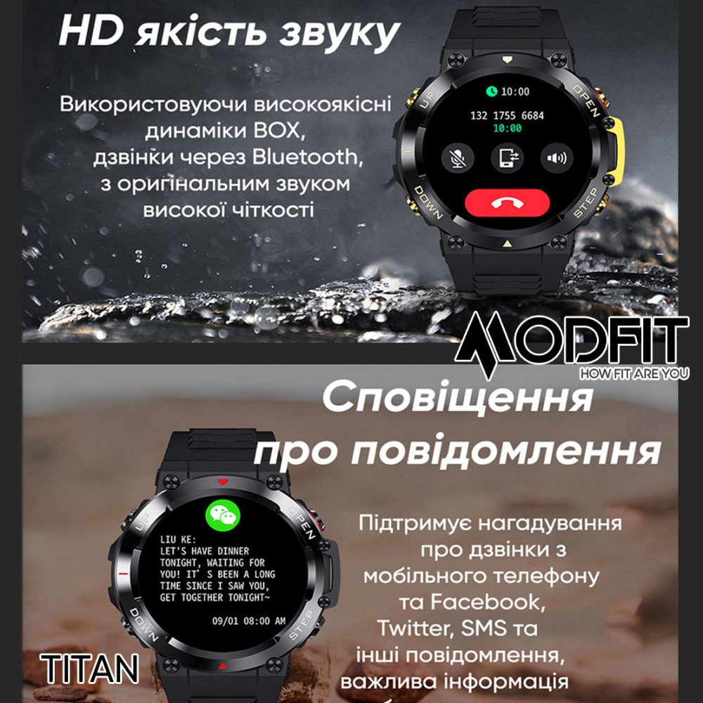Modfit Titan All Black 36 мм.