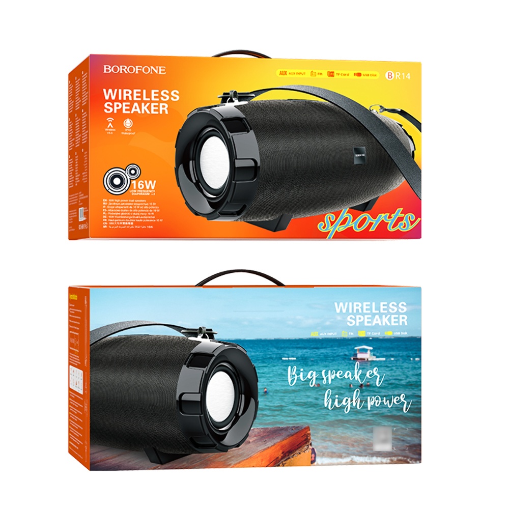 Портативная Bluetooth колонка Borofone BR14 black