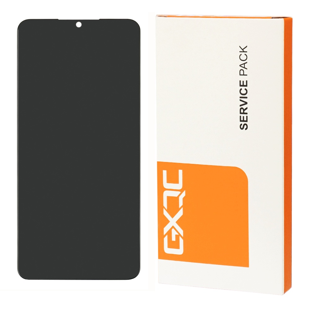 Дисплей для Samsung A127F Galaxy A12S (2021) (BOE B8 black flex) с чёрным тачскрином Service Pack