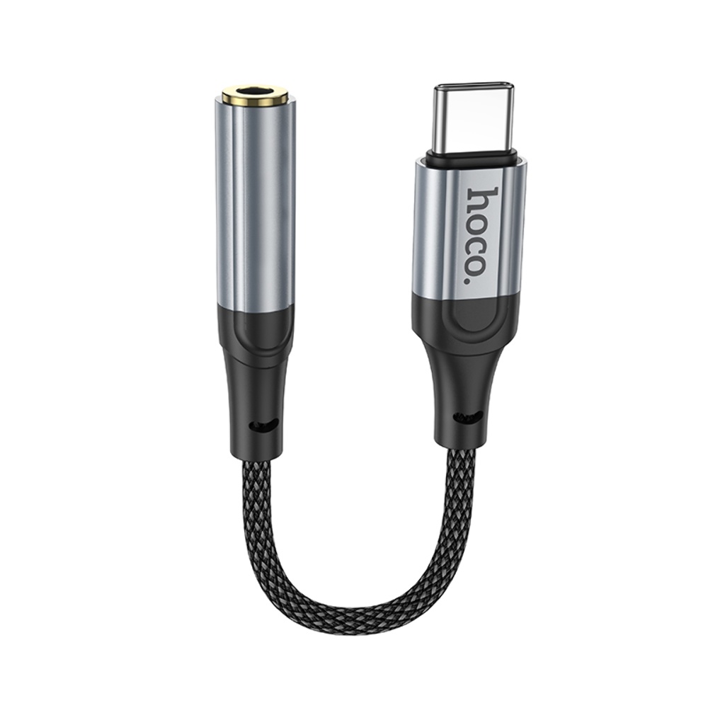 Адаптер переходник Hoco LS36 Type-C to Jack 3.5 (F) черный