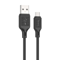Кабель Hoco X90 USB to MicroUSB 1m black
