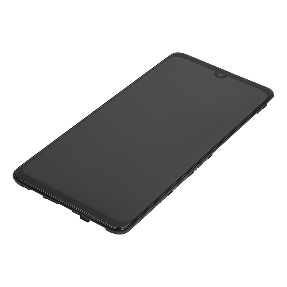 Дисплей для Samsung A515 Galaxy A51 (2020) с чёрным тачскрином и корпусной рамкой 6.36““ (с широким ободком) OLED